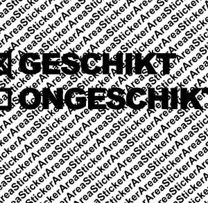 579 Geschikt Sticker