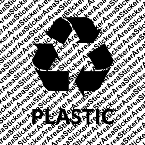 Kliko sticker - Plastic afval recycling